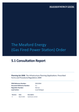 5.1 MEC Consultation Report