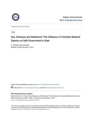 The Influence of Victorian Medical Opinion on Self-Government in Utah