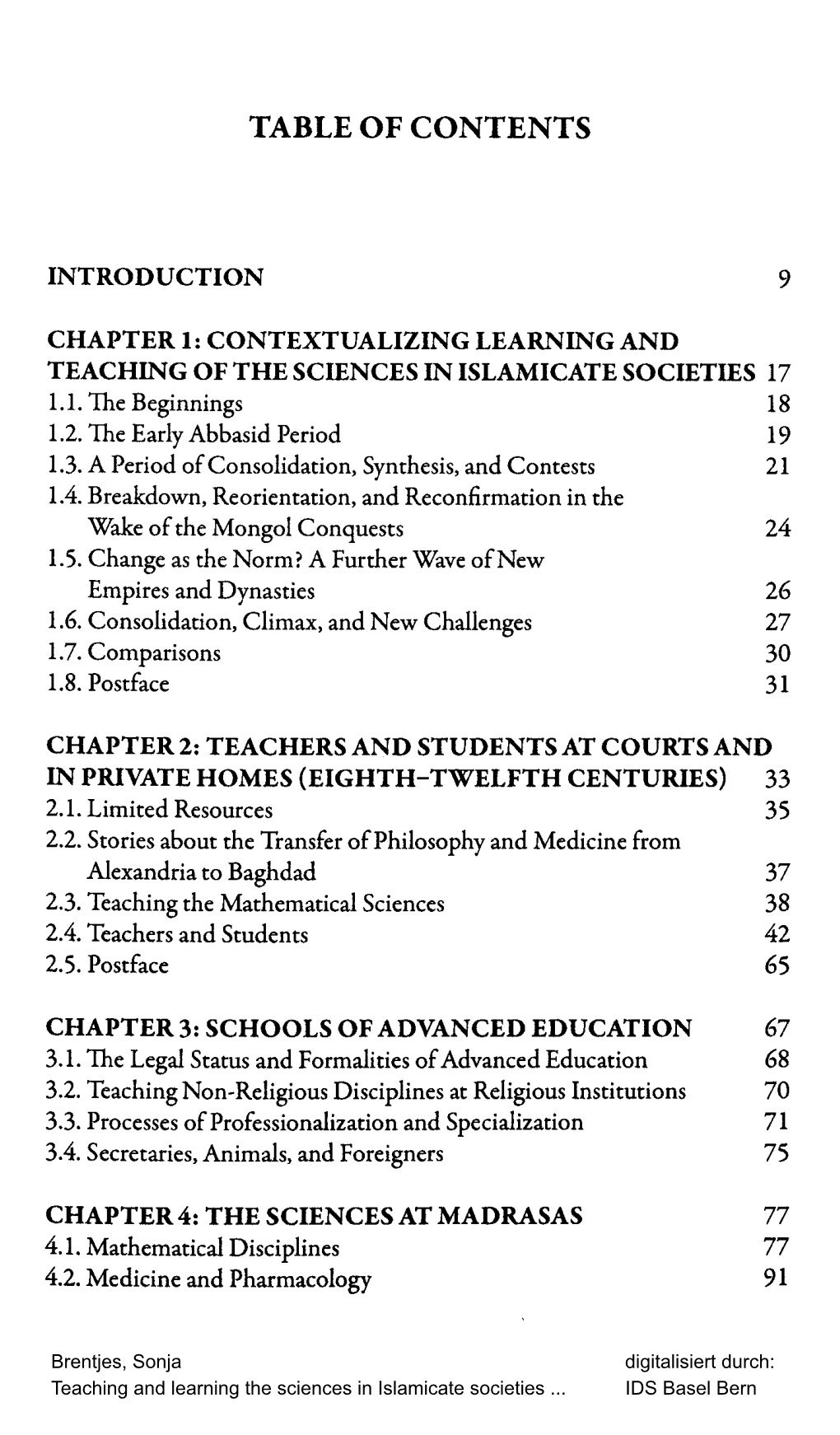 Table of Contents Introduction 9 Chapter1