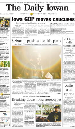 Daily Iowan (Iowa City, Iowa), 2007-10-17
