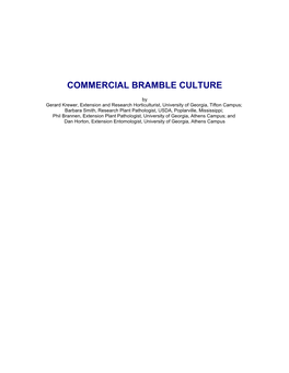 Commercial Bramble Culture