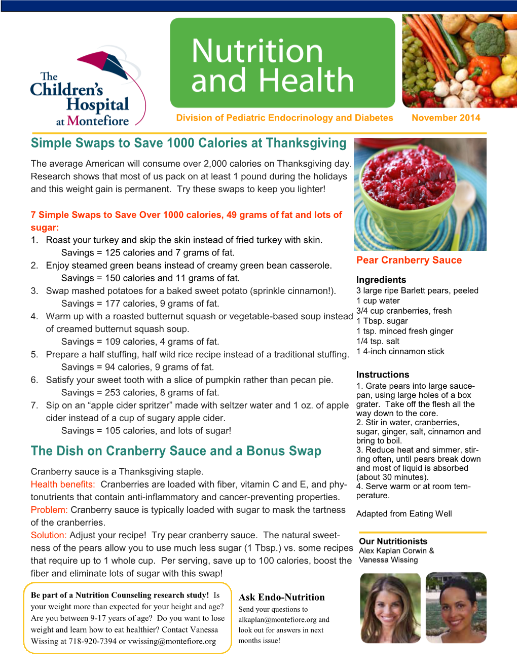 Simple Swaps to Save 1000 Calories at Thanksgiving the Dish on Cranberry Sauce and a Bonus Swap