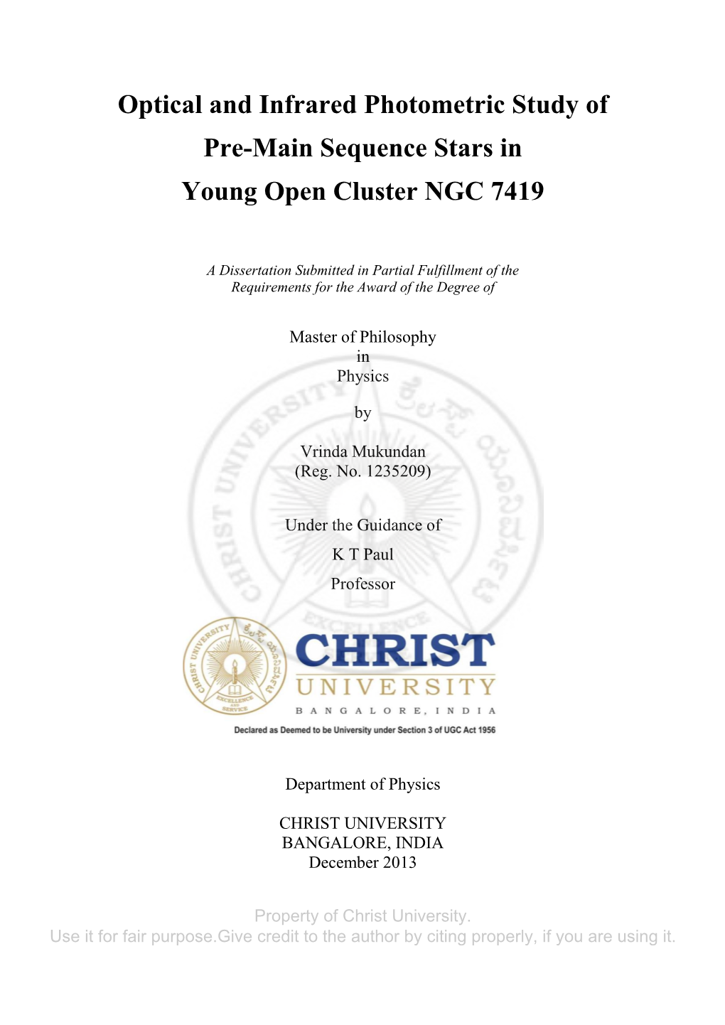 Optical and Infrared Photometric Study of Pre-Main Sequence Stars in Young Open Cluster NGC 7419