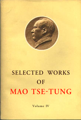 Selected Works of Mao Tse-Tung