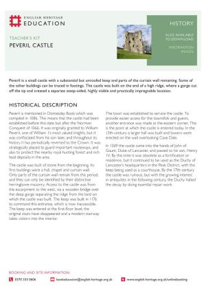 Peveril Castle History Images