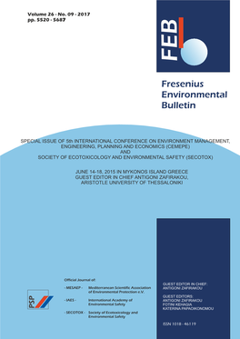 Fresenius Environmental Bulletin