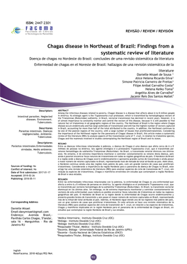 Chagas Disease in Northeast of Brazil: Findings from a Systematic