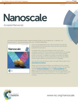 Nanoscale Accepted Manuscript