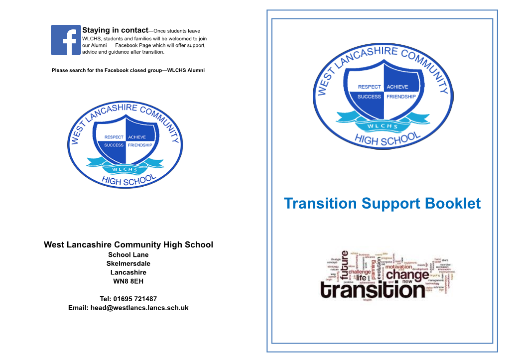 Transition Support Booklet