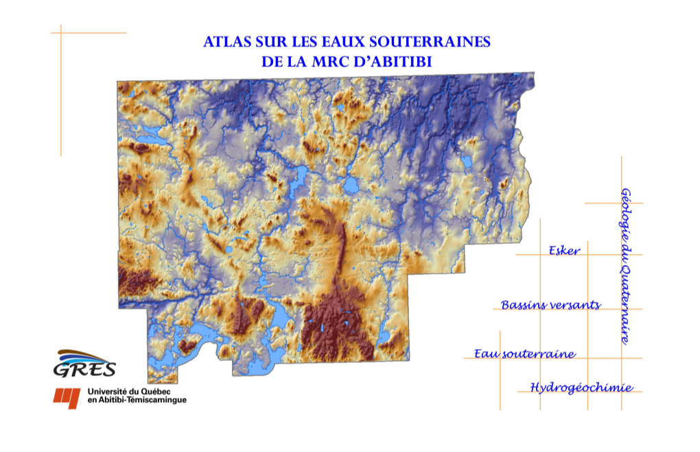 Atlas Sur Les Eaux Souterraine De La MRC D'abitibi