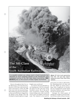 The 500 Class of the South Australian Railways
