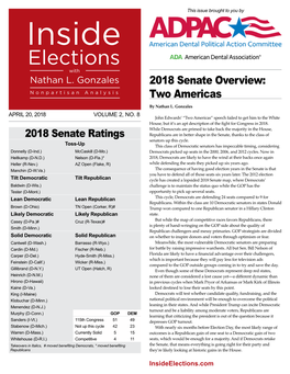 2018 Senate Overview: Two Americas