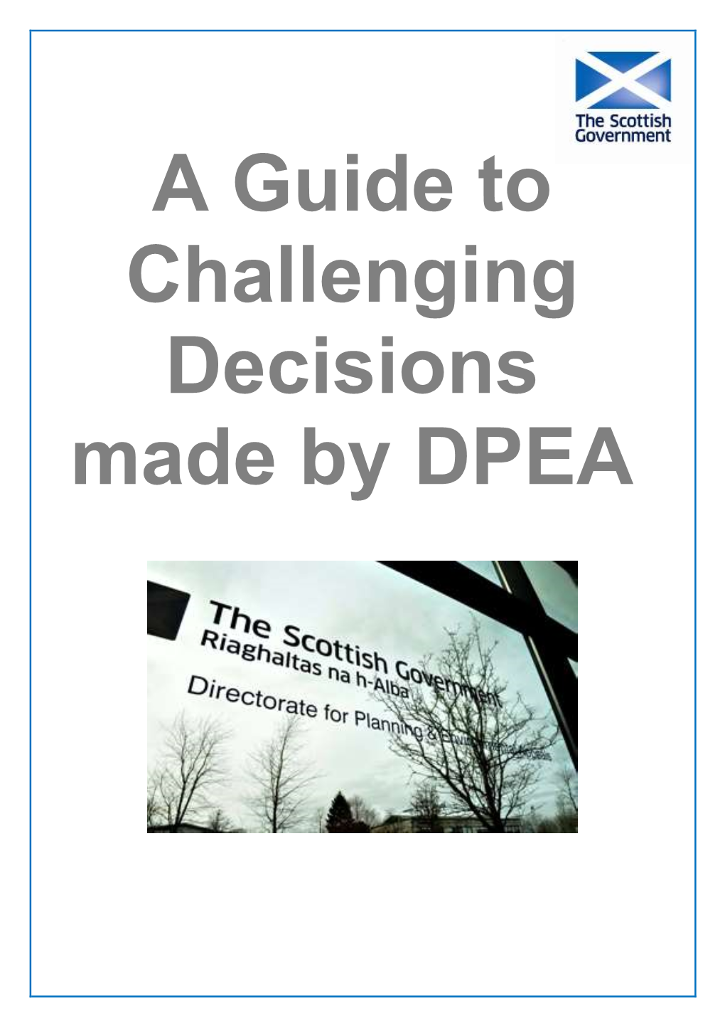 A Guide to Challenging Decisions Made by DPEA.Pdf