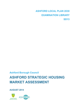 Ashford Strategic Housing Market Assessment