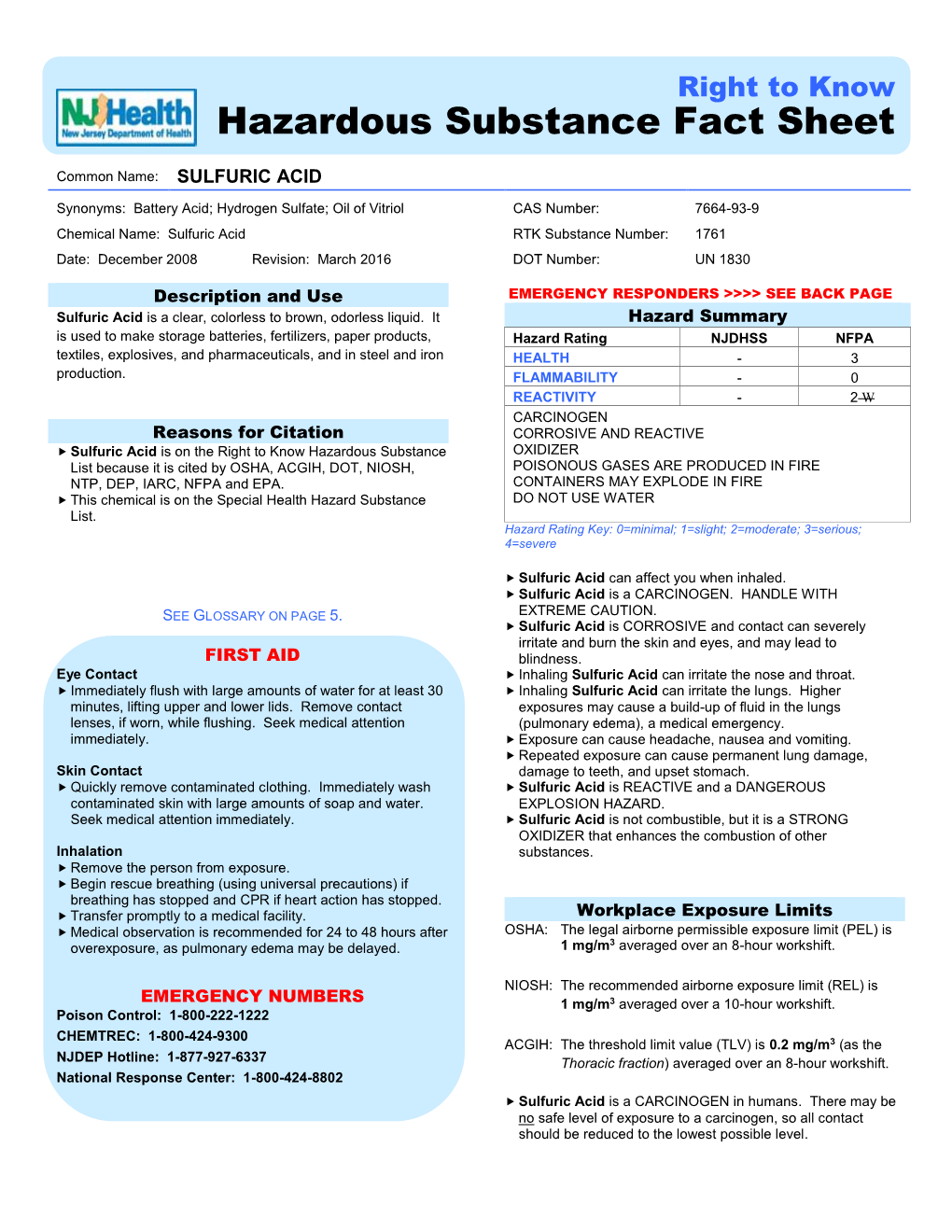 Sulfuric Acid