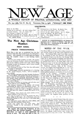 Vol. 4 No. 6, December 3, 1908