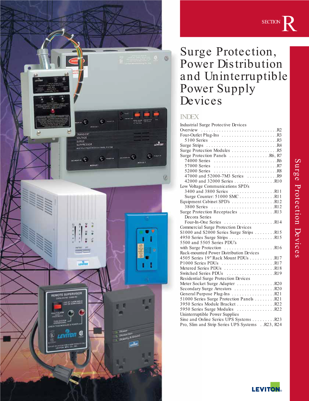 Surge Protection, Power Distribution and Uninterruptible Power