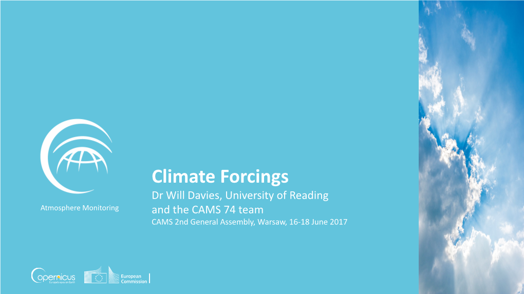 Climate Forcings