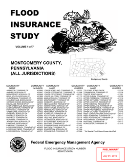 Flood Insurance Study Number Preliminary 42091Cv001a