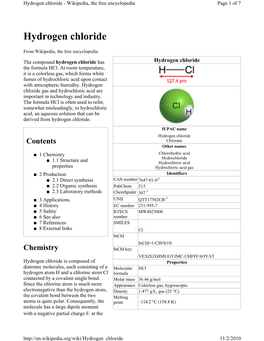 Hydrogen Chloride - Wikipedia, the Free Encyclopedia Page 1 of 7