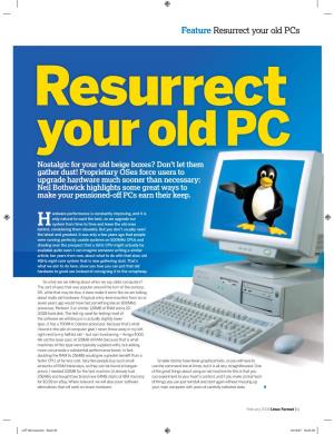 Resurrect Your Old PC