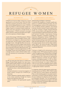 Refugee Women