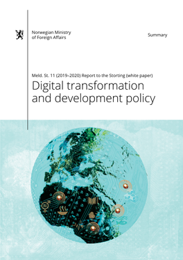 Digital Transformation and Development Policy Meld