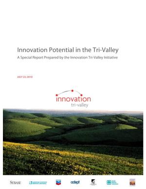 Innovation Potential in the Tri-Valley Report