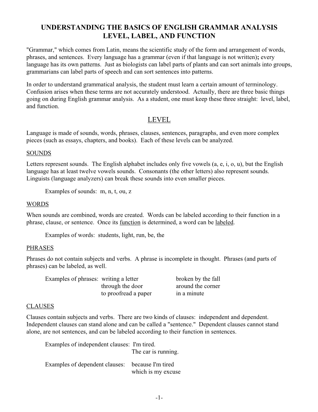 understanding-the-basics-of-english-grammar-analysis-level-label-and