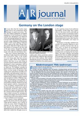 Germany on the London Stage