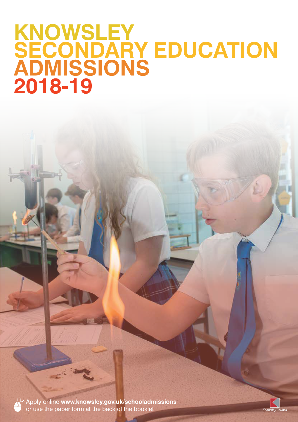 Knowsley Secondary Education Admissions 2018-19