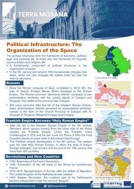 Political Infrastructure: the Organization of the Space