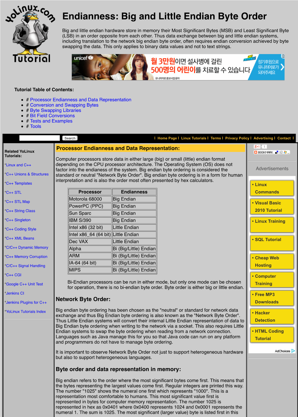 Endianness: Big and Little Endian Byte Order