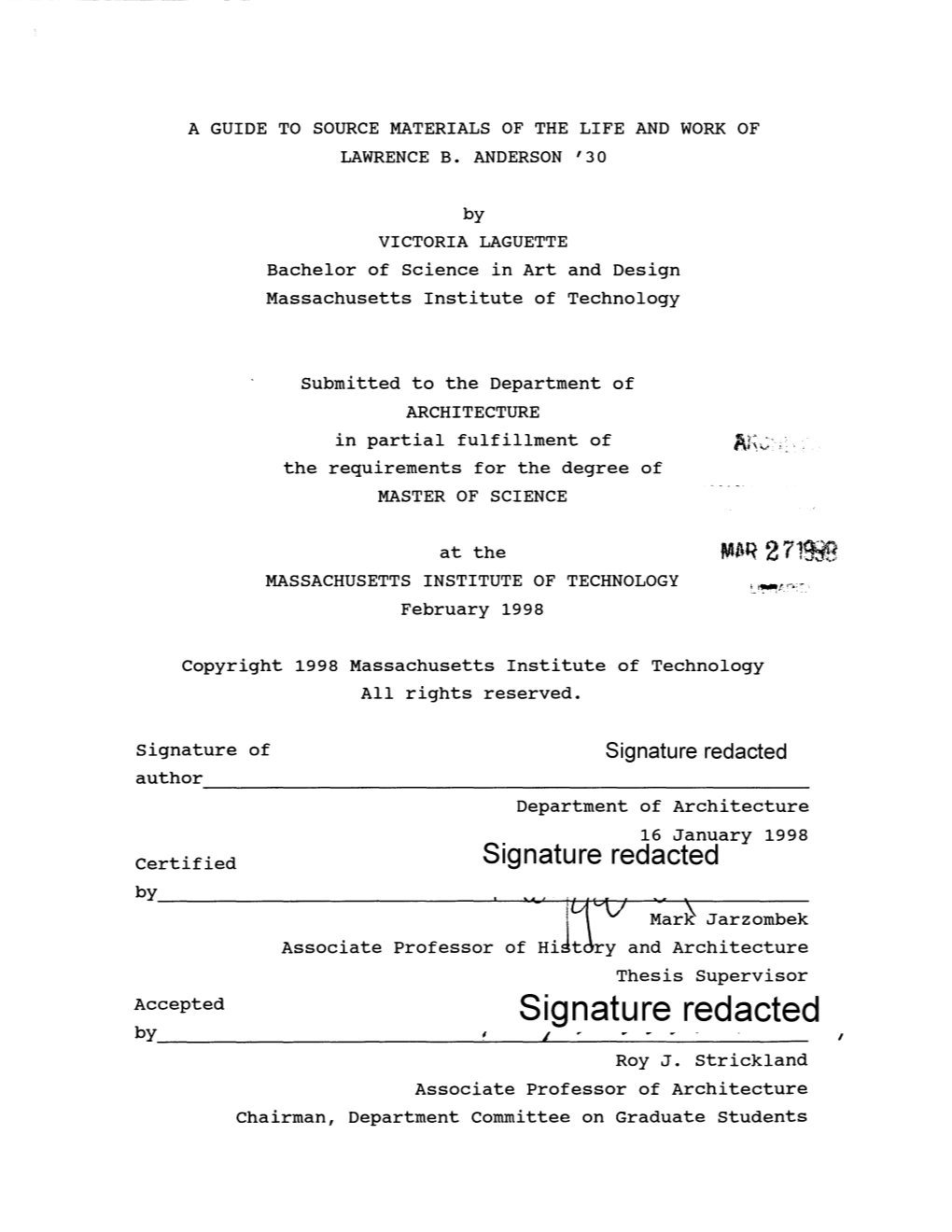 Signature Redacted