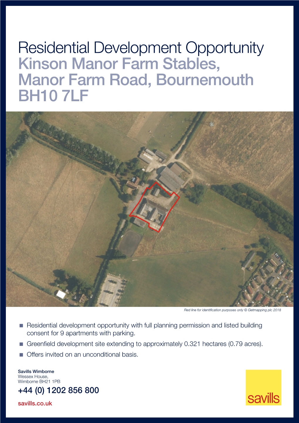 Residential Development Opportunity Kinson Manor Farm Stables, Manor Farm Road, Bournemouth BH10 7LF