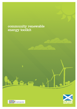 Community Renewable Energy Toolkit