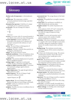 AS&A Physics CD-ROM Glossary.Indd