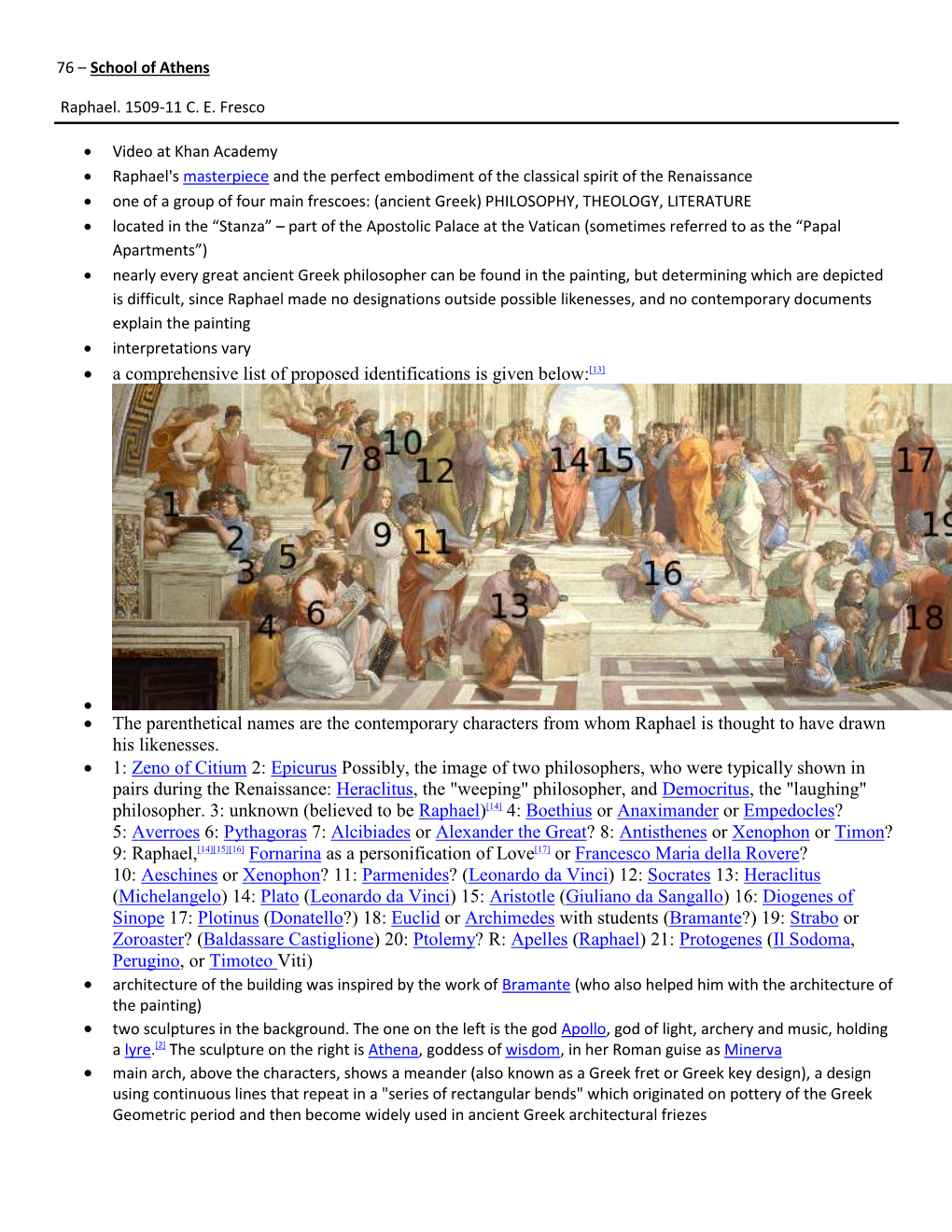 • a Comprehensive List of Proposed Identifications Is Given Below:[13] • • the Parenthetical Names Are the Contemporary Ch