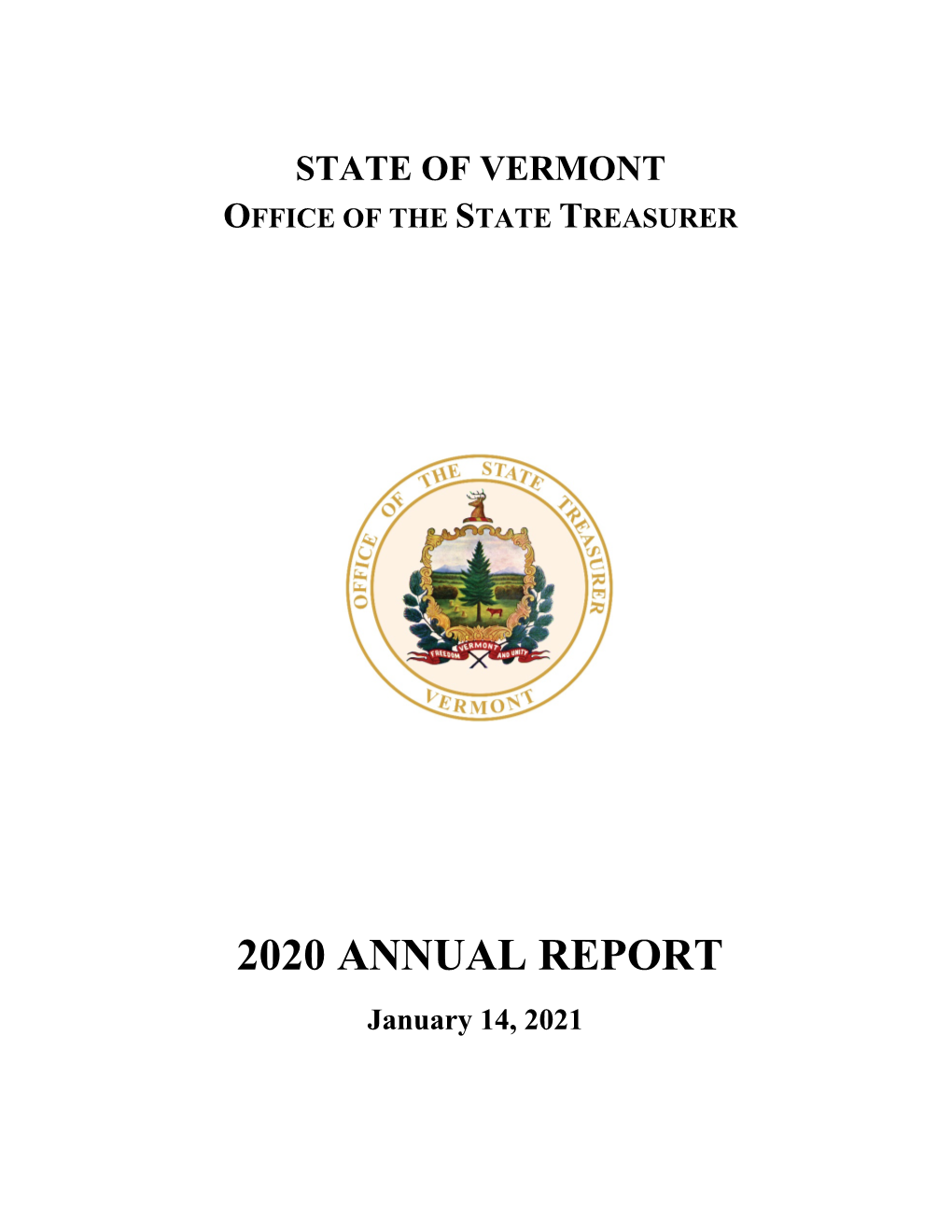 Treasurer's Office Annual Report