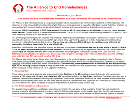 The Alliance to End Homelessness