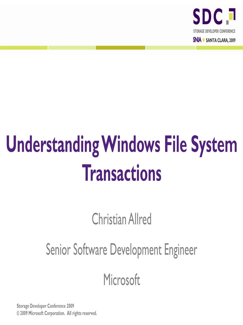 Understanding Windows File System Transactions