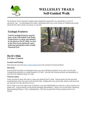 WELLESLEY TRAILS Self-Guided Walk