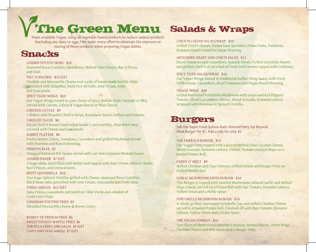 The Green Menu (Feb18) 14X11 V2