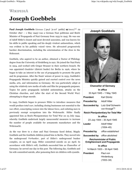 Joseph Goebbels - Wikipedia