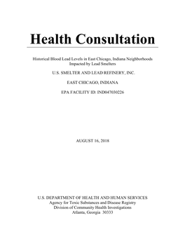 Health Consultation U.S. Smelter and Lead Refinery