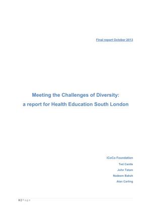 Meeting the Challenges of Diversity in South London