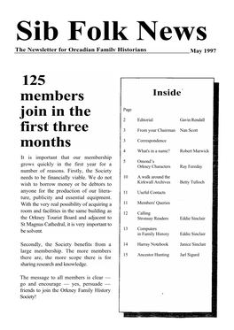 125 Members Join in the First Three Months