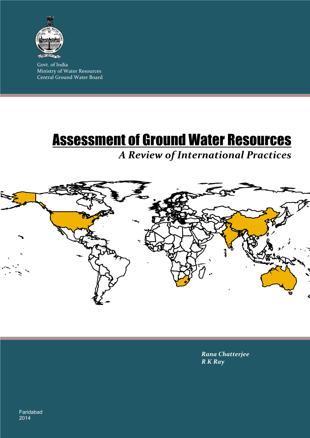 Assessment of Ground Water Resources a Review of International Practices