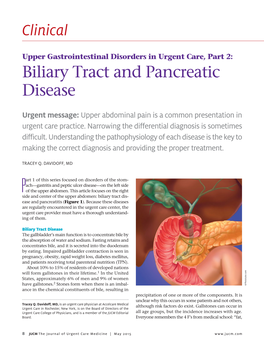 Clinical Biliary Tract and Pancreatic Disease