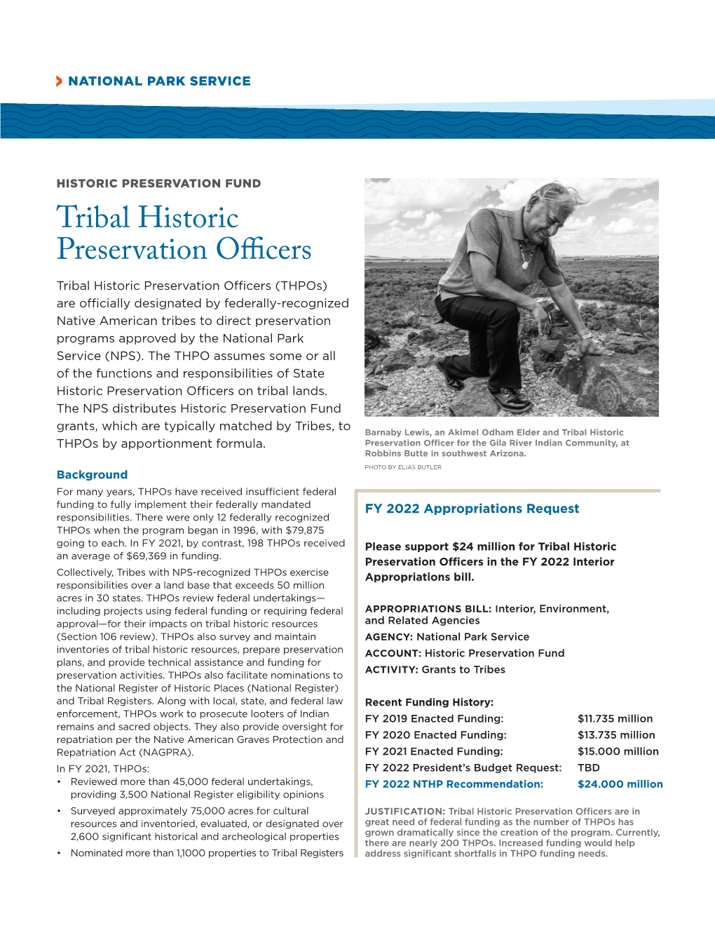 Tribal Historic Preservation Officers